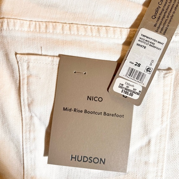 NWT $195 Hudson NICO Mid-rise Bootcut Barefoot - Picture 11 of 16